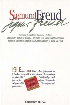 Sigmund Freud 9 (edición económica). Tomo 9 (1934-1939). Ensayos 185 al 204 - Freud, Sigmund