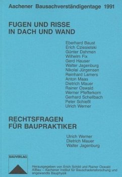 Aachener Bausachverständigentage 1991