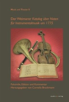 Der Weimarer Katalog über Noten für Instrumentalmusik um 1775 (kursiv) - Der "Weimarer Katalog über Noten für Instrumentalmusik um 1775"