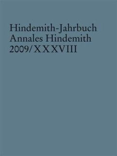 Cover Hindemith-Jahrbuch. Annales Hindemith