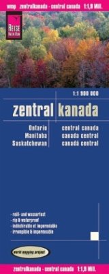 World Mapping Project Reise Know-How Landkarte Zentralkanada (1:1.900.000). Central Canada. Canada central