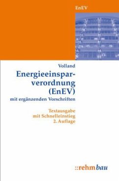 Cover Energieeinsparverordnung (EnEV)