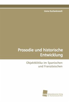 Prosodie und historische Entwicklung - Kuchenbrandt, Imme