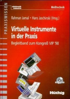 Virtuelle Instrumente in der Praxis, Meßtechnik, VIP '98, m. CD-ROM - Jamal, Rahman; Jaschinski, Hans