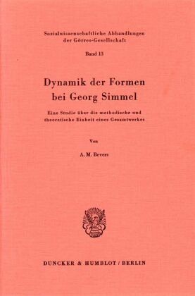 Dynamik der Formen bei Georg Simmel. Dynamik der Formen bei Georg Simmel.