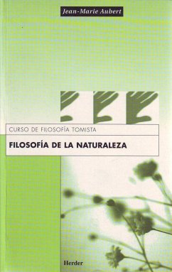 Filosofía de la naturaleza - Aubert, Jean-Marie