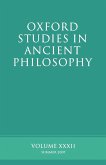 Oxford Studies in Ancient Philosophy XXXII