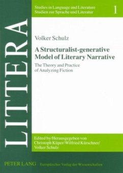 A Structuralist-generative Model of Literary Narrative - Schulz, Volker