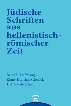 1. Makkabäerbuch - Schunck, Klaus-Dietrich