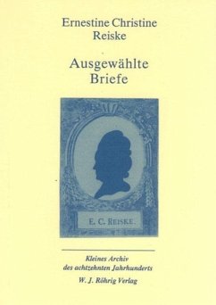 Ausgewählte Briefe - Reiske, Ernestine Ch.