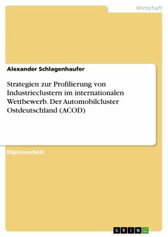 Strategien zur Profilierung von Industrieclustern im internationalen Wettbewerb. Der Automobilcluster Ostdeutschland (ACOD) - Schlagenhaufer, Alexander