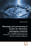 Rheology and processing of pastes for electronic packaging materials