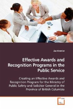 Effective Awards and Recognition Programs in the Public Service - Kremler, Zac