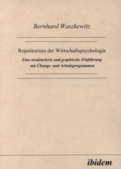 Repetitorium der Wirtschaftspsychologie - Waszkewitz, Bernhard