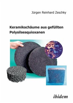 Keramikschäume aus gefüllten Polysilsesquioxanen. Cover Keramikschäume aus gefüllten Polysilsesquioxanen.