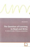 The Question of Learning to Read and Write