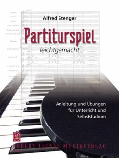 Cover Partiturspiel, Anleitung und Übungen für Unterricht und Selbststudium, für Klavier