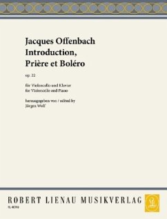 Cover Introduction, Prière et Boléro op. 22, Violoncello und Klavier
