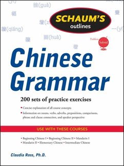 Schaums Chinese Grammar - Ross, Claudia