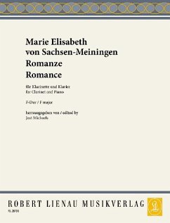 Romanze für Klarinette und Klavier - Sachsen-Meiningen, Marie-Elisabeth von
