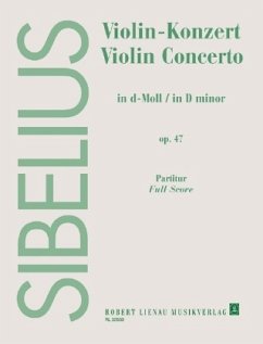 Cover Violin-Konzert d-Moll op. 47, Partitur