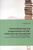 Automatisierung von Leseprozessen im DaF-Unterricht der Grundstufe