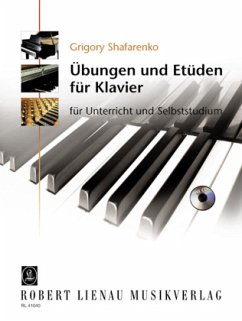 Übungen und Etüden, Klavier, m. Audio-CD - Shafarenko, Grigory