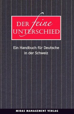 Cover Der feine Unterschied - Ein Handbuch für Deutsche in der Schweiz