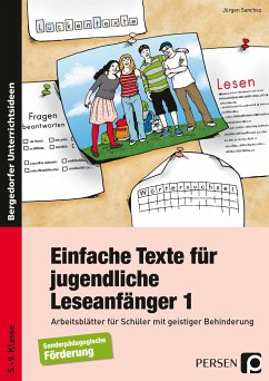 Einfache Texte für jugendliche Leseanfänger - Sanchez, Jürgen