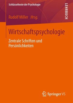 Wirtschaftspsychologie - Miller, Rudolf (Hrsg.)