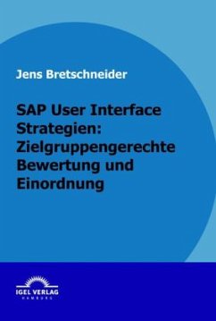 SAP User Interface Strategien: Zielgruppengerechte Bewertung und Einordnung - Bretschneider, Jens