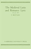 Medieval Latin and Romance Lyric to A.D. 1300