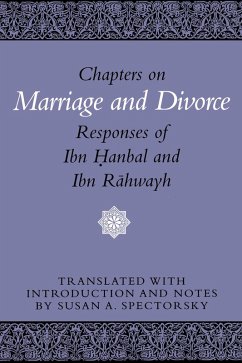 Cover Chapters on Marriage and Divorce