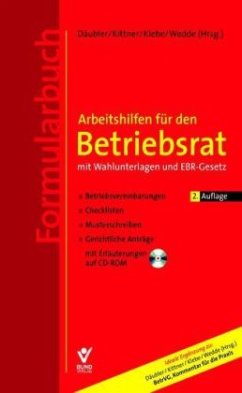 Cover Arbeitshilfen für den Betriebsrat mit Wahlunterlagen und EBR-Gesetz, m. CD-ROM