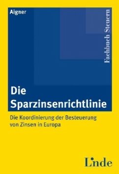 Cover Die Sparzinsenrichtlinie (f. Österreich)