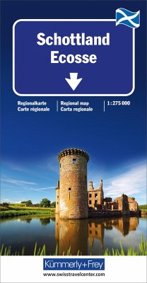 Kümmerly+Frey Regional-Strassenkarte Schottland 1:275.000