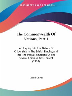 The Commonwealth Of Nations, Part 1