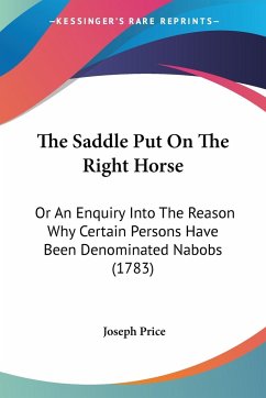 The Saddle Put On The Right Horse - Price, Joseph