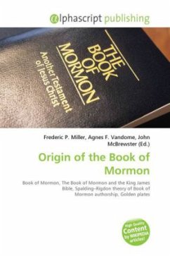 Origin of the Book of Mormon