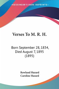 Verses To M. R. H.