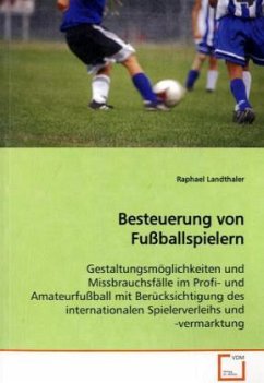 Besteuerung von Fußballspielern - Landthaler, Raphael