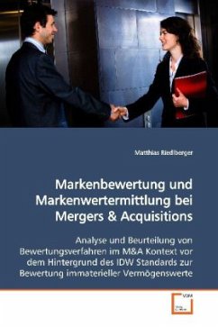 Markenbewertung und Markenwertermittlung bei Mergers - Riedlberger, Matthias