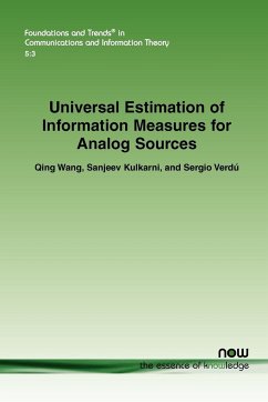 Universal Estimation of Information Measures for Analog Sources - Wang, Qing; Kulkarni, Sanjeev R.; Verdú, Sergio