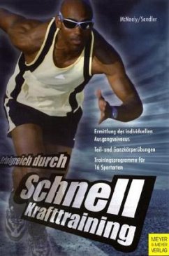 Erfolgreich durch Schnellkrafttraining - McNeely, Ed;Sandler, David