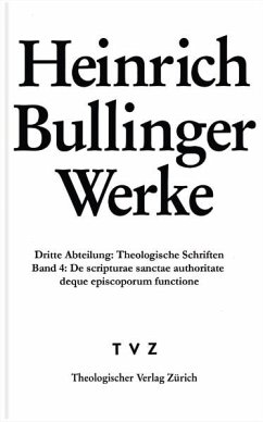 Cover Heinrich Bullinger Werke