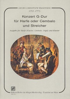 Cover Konzert für Harfe oder Cembalo und Streicher G-Dur