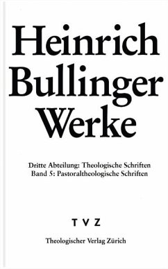 Cover Heinrich Bullinger Werke