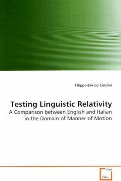 Testing Linguistic Relativity - Cardini, Filippo-Enrico