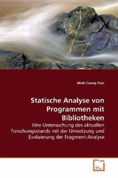 Statische Analyse von Programmen mit Bibliotheken - Tran, Minh Cuong