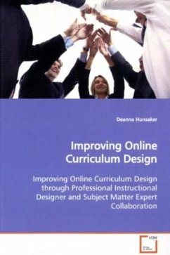 Improving Online Curriculum Design - Hunsaker, Deanna